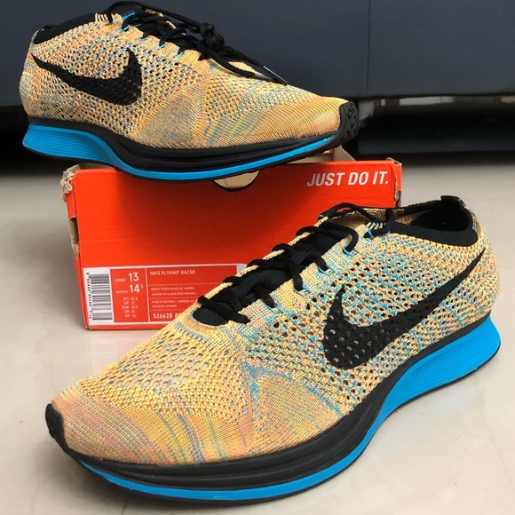 Nike Other - 🍊FLYKNIT RACER 🍊SZ 13